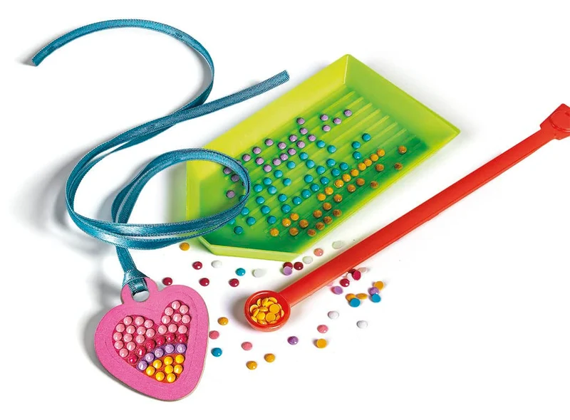 Clementoni Idea - Sparkly Creations Game Icons, Diamond Art, Gioco Creativo per Bambini 7+ Anni, Kit Arte e Laboratorio Gemme, Stickers a Tema Gaming, 18746
