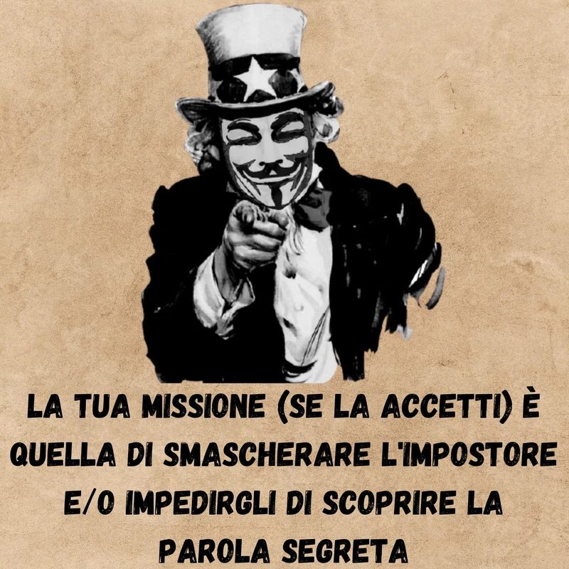 Oh Happy Games - L'Impostore - Riesci a scoprirlo? Bluff, creatività, gioco di parole e di sospetto! Divertente Gioco da tavolo per bambini e adulti