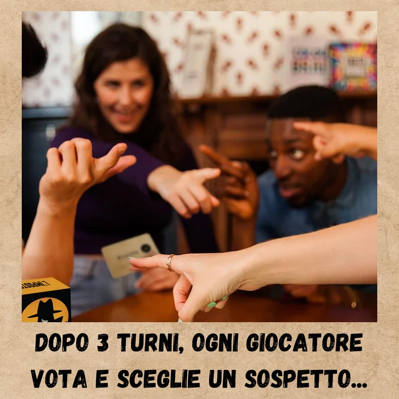 Oh Happy Games - L'Impostore - Riesci a scoprirlo? Bluff, creatività, gioco di parole e di sospetto! Divertente Gioco da tavolo per bambini e adulti