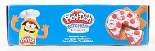 Play-Doh Kitchen Creations - La Pizzeria, playset con 6 vasetti di Pasta modellabile e 8 Accessori
