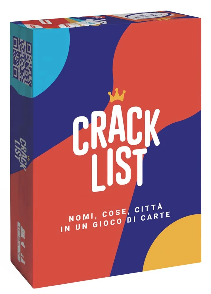 CRACK LIST I Divertente Gioco da Tavolo per Tutta la Famiglia I Gioco di Carte I 2-8 Giocatori I 10+Anni I Durata media: 30 min I Gioco di Società per li Amici I Italian