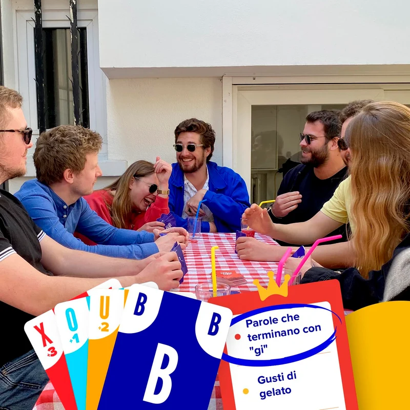 CRACK LIST I Divertente Gioco da Tavolo per Tutta la Famiglia I Gioco di Carte I 2-8 Giocatori I 10+Anni I Durata media: 30 min I Gioco di Società per li Amici I Italian