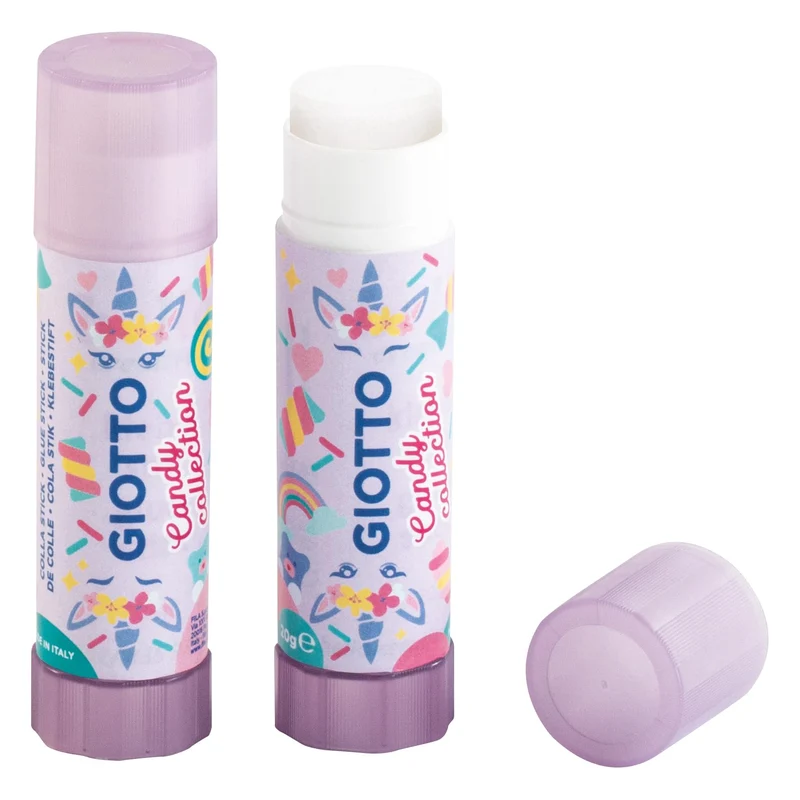 GIOTTO- Stick di Colla Candy Collection, Colore Trasparente, F546700