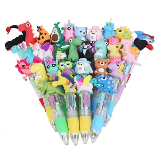 30 pezzi Penne Regalini Fine Festa Compleanno Penne Multicolore Bambini Gadget Compleanno Bambini Penne Gel Colorate Penne a Sfera (30)