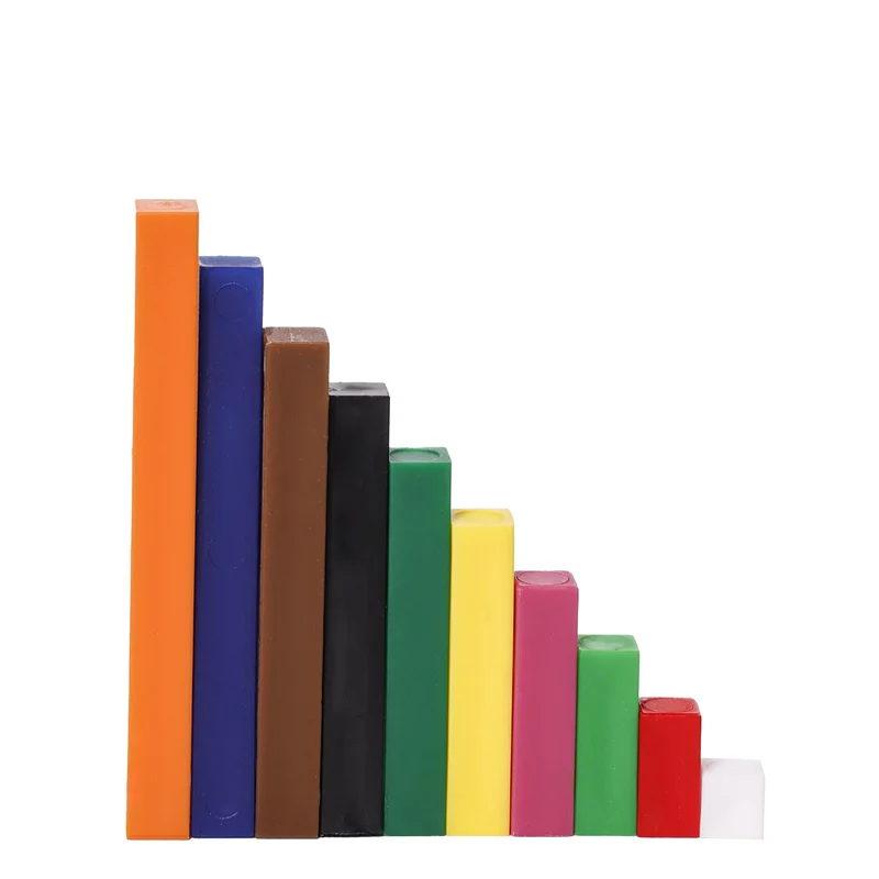 Italveneta Didattica - Valigetta Regoli Euro 200 per Apprendimento Matematico, Diverse Dimensioni e Colori, Materiale Atossico, Adatto per Bambini dai 5 anni, Fabbricato in Italia
