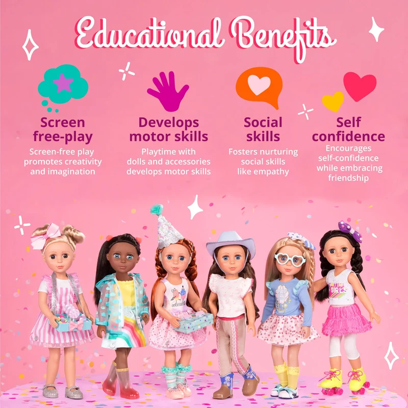 Glitter Girls by Battat - Bailey - Cane di peluche - Accessorio per cuccioli di 14 pollici - Giocattoli, vestiti e accessori per ragazze dai 3 anni in su