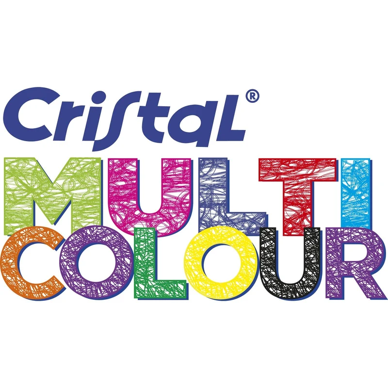 BIC Cristal Multicolour, Penne a Sfera Colorate, Punta Larga 1.6mm, Set Scrittura 15 Unità, Cancelleria Scuola e Ufficio