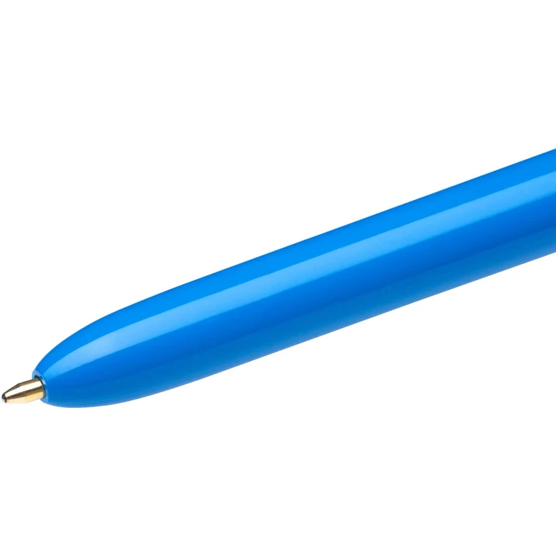 BIC 4Colori Original, Penne a Sfera a Scatto, Colorate, Punta Media (1 mm), Cancelleria Scuola e Ufficio, Set Penne 2+1 Unità