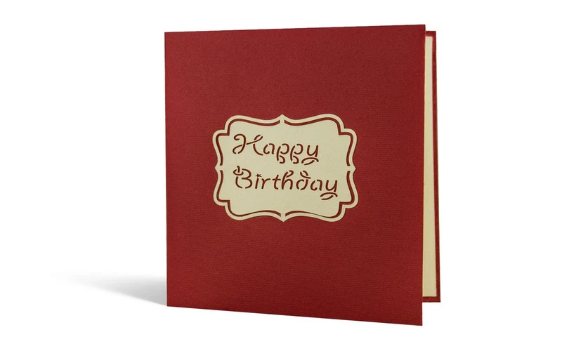 Biglietto auguri 3d, invito per feste pop up con torta tridimensionale a comparsa, perfetto come buono regalo o portasoldi, carta auguri compleanno o anniversario con busta inclusa