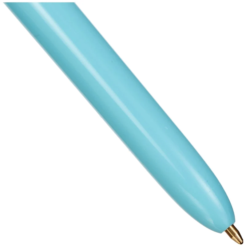 BIC 4Colori Fun, Penne a Sfera Multicolore a Scatto, Inchiostri Classici e Pastello, 3 Unità, Cancelleria Scuola, Università e Ufficio