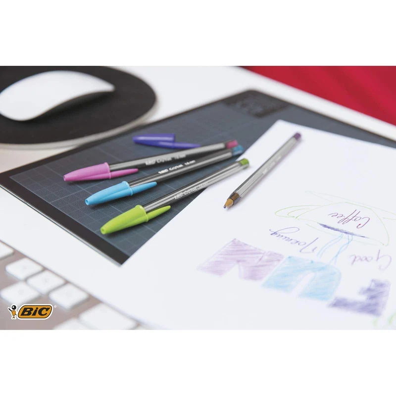 BIC 8963811 - Confezione da 6+2 penne a sfera, multicolore