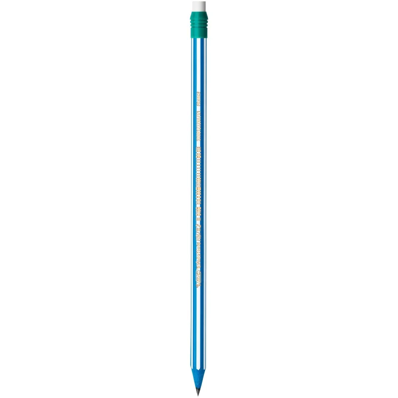 BIC Evolution 646 HB - Matita con gomma, 12 pezzi, colori assortiti
