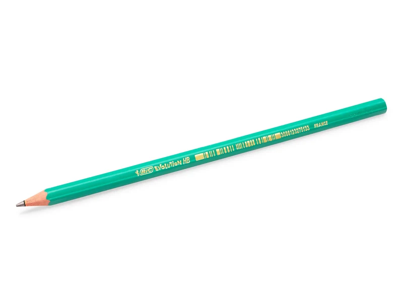 BIC Evolution Ecolutions, Matita In Grafite, Per Scrivere A Scuola E In Ufficio, Mina HB Resistente, Confezione da 10