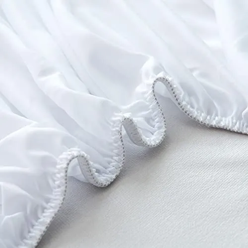 Bedecor Coprimaterasso Matrimoniale 160x200 Impermeabile, Cotone Top Proteggi Materasso 160x200, Angoli Super Elastici Fino a 30 cm, Traspirante, Anti-acaro, Antibatterico