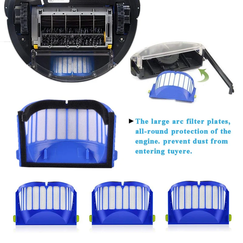 Accessori di Ricambio compatibile per iRobot Roomba 600 Serie Kit di Ricambi Sostituzione per iRobot Roomba 600 610 614 620 625 630 635 640 645 650 655 660 665 670 671 680 690 691-15 Pezzi