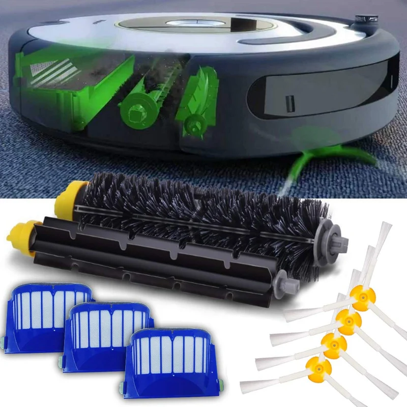 Accessori di Ricambio compatibile per iRobot Roomba 600 Serie Kit di Ricambi Sostituzione per iRobot Roomba 600 610 614 620 625 630 635 640 645 650 655 660 665 670 671 680 690 691-15 Pezzi