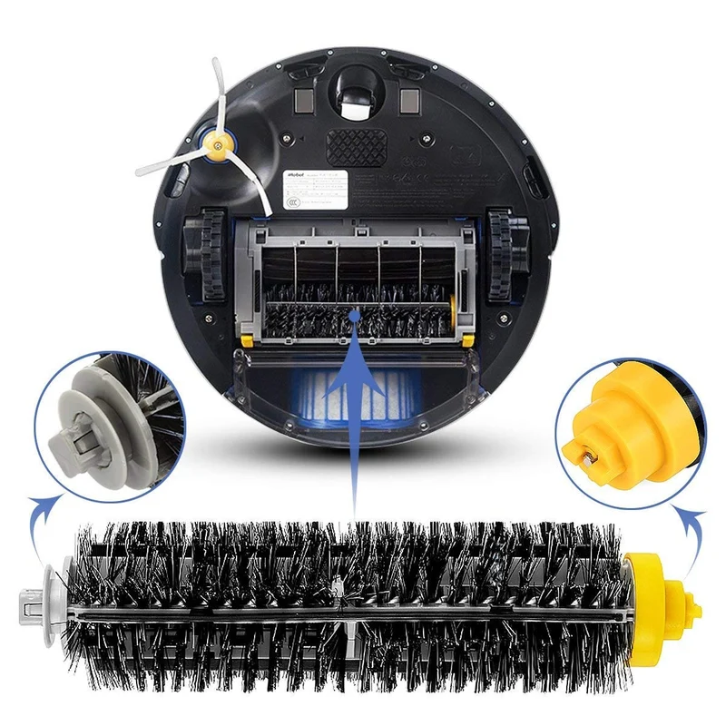 Accessori di Ricambio compatibile per iRobot Roomba 600 Serie Kit di Ricambi Sostituzione per iRobot Roomba 600 610 614 620 625 630 635 640 645 650 655 660 665 670 671 680 690 691-15 Pezzi