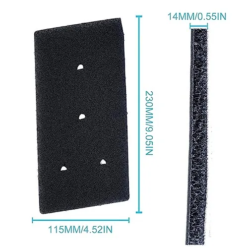 3 Pezzi Filtro Asciugatrice per Whirlpool, Filtro per Bauknecht Privileg Whirlpool 481010716911 Filtro in Spugna per Asciugatrice a Condensazione e a Pompa di Calore 230x115 mm