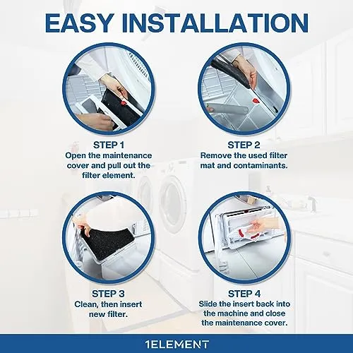 3 Filtri per asciugatrice Beko 2964840100 Ricambio per asciugatrice (anche per Grundig, Blomberg, Elektra-Bregenz)