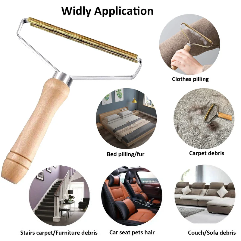 1 Pezzi Lint Remover Levapelucchi Portatile,Sticky Lint Remover, Strumento per la Pulizia dei Peli di Animali Domestici, Rasoi pilling, Rimozione Pelucchi, Rasoio Manuale