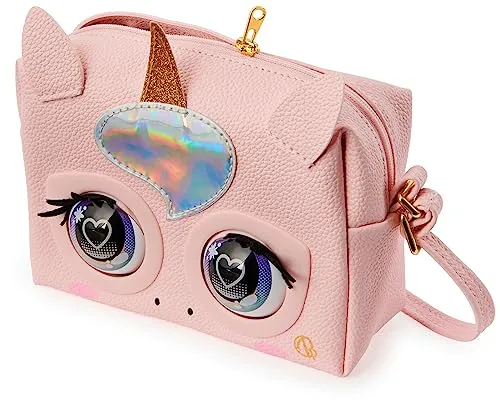 Purse Pets, Borsetta Unicorno, Borsetta Interattiva in Versione Unicorno per Bambina con Oltre 30 Suoni e Reazioni, Giocattoli per Bambine, 5+ Anni