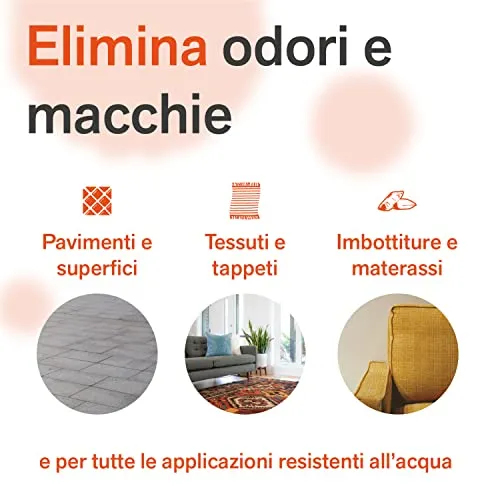 BactPro - BactPets elimina odori e Macchie per Cani e Gatti - Rimuove urina da Tessuti e superfici - Attivatore Biologico Professionale - Spray 700 ml