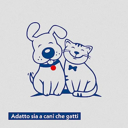 AMORE MIO | 110 Salviette al Talco Maxi Formato Extra Large per Il Manto di Cani, Gatti e Animali Domestici, Disinfettanti e Igienizzanti, 30x20 cm - 1 Confezione da 110 Salviettine