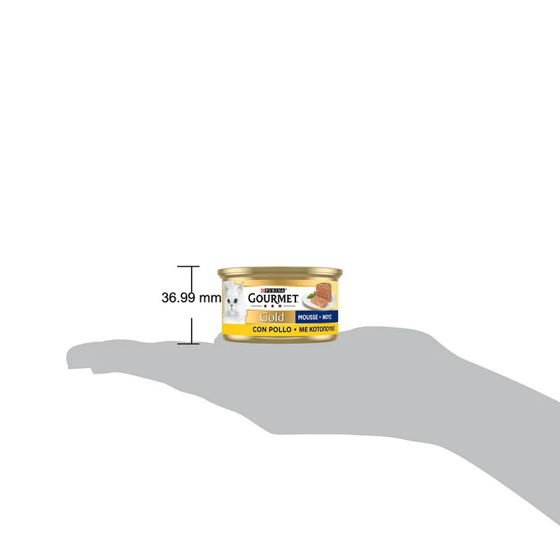 Purina Gourmet Gold Mousse per Gatti con Pollo, 24 Lattine da 85g