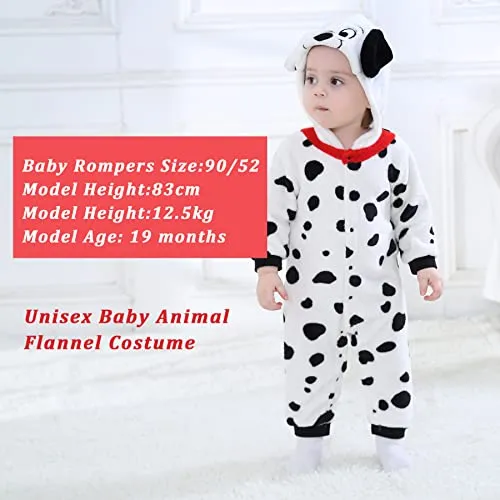 Doladola Costume da Halloween con Tutina con Cappuccio per Animali Costumi per Bambini (cane, 3-6 Mesi)