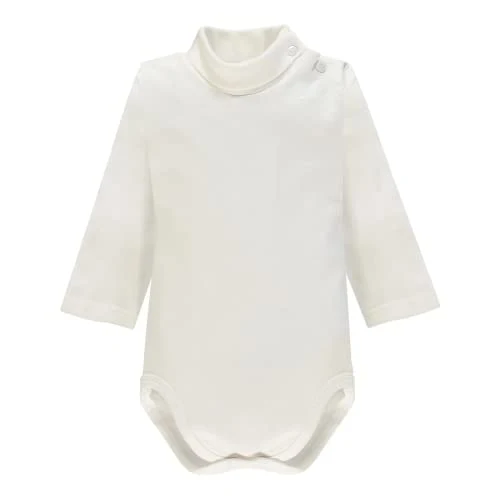Ellepi 3 Pezzi Body Lupetto Neonato Neonata Manica Lunga AF2800 Caldo Cotone Interlock. Panna Grigio Rosso 3 Mesi