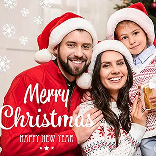 LIVESTN 3 Pezzi Cappello da Babbo Natale Cappello Babbo Natale Peluche, Cappelli di Natale Rossi Unisex per Adulti e Bambini, per Festa di Natale Costume Cosplay Capelli Accessori (adulto)