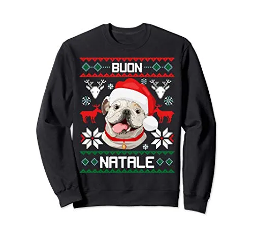 Buon Natale - Bulldog Inglese - Dolce cane di Natale Felpa
