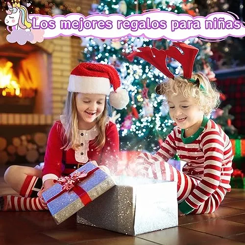 Unicorno Trucchi Bambina Set - 22 pezzi Trousse Trucchi Bambina Anallergici,Lavabile Set Di Trucchi Per Bambini,Valigetta Trucco Bambina,Giochi Bambina Natale Compleanno Regalo 3 4 5 6 7 8 9 10 Anni