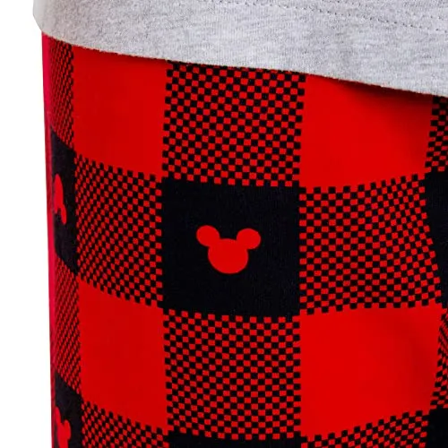 Disney Pigiama natalizio coordinato con Topolino e Minnie, per adulti e bambini, da donna., M