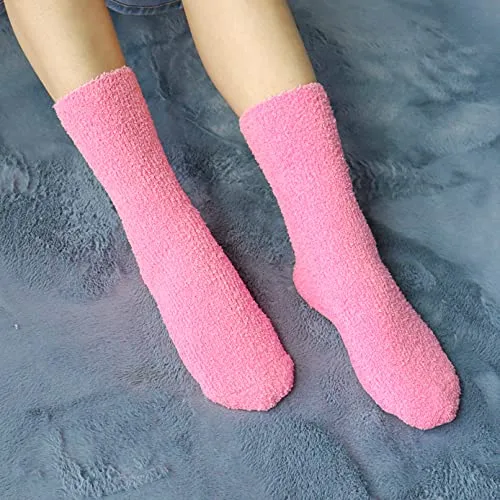 Merclix Calze Vino Donna Divertenti Invernali per Casa con Calda Imbottitura, Suola Antiscivolo Regalo, Mamma, Migliore Amica, per Compleanno, Natale, San Valentino