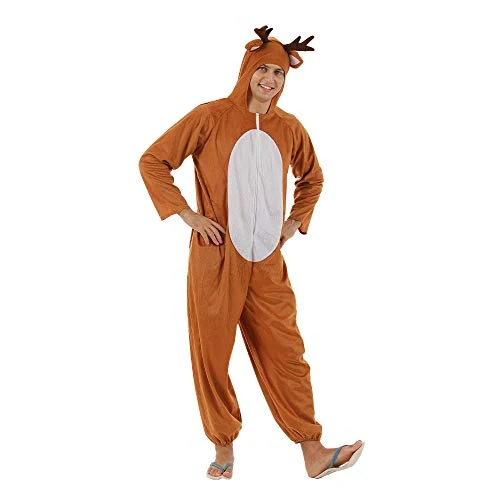 EraSpooky Costume da Alce di Natale per Adulti Costume Cosplay per la Vigilia di Natale Regali per Bambini