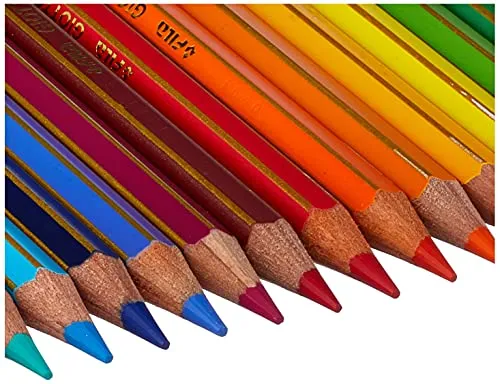 GIOTTO Supermina - Astuccio da 24 Matite a Pastello Colorate, 3.8mm