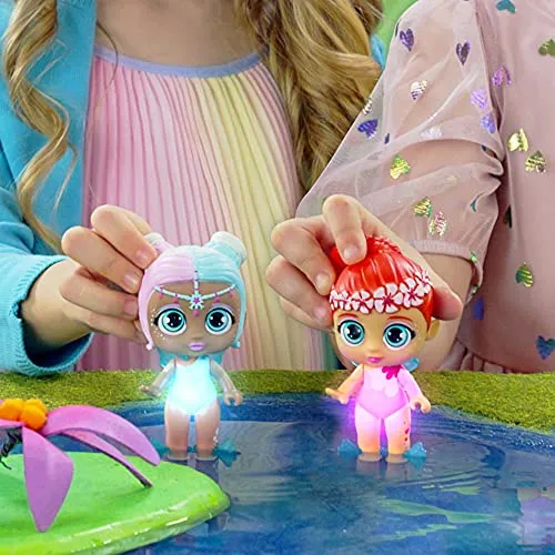 BLOOPIES Fairies | Piccole fatine sorpresa che si illuminano nell'acqua in capsule a forma di fiori magici con accessori | Giocattoli e personaggi per bambini dai 3 anni in su