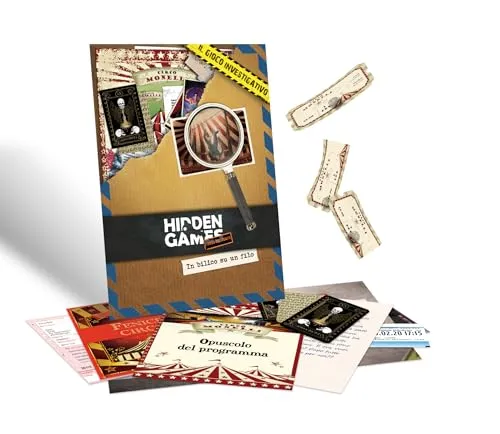 Hidden Games Luogo del Reato - Il 4° caso - IN BILICO SU UN FILO - Gioco realistico su una scena del crimine, gioco emozionante in cui impersonate un detective, in lingua italiana