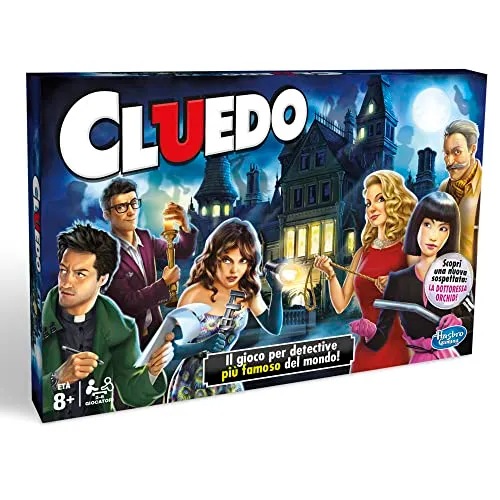 Hasbro Gaming - Cluedo, Gioco in Scatola, 8 anni to 99 anni