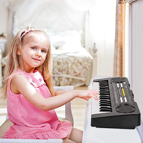 Shayson Pianola Bambini Musicale Tastiera per Bambini 37 Tasti Tastiera Elettronica Tastiera Portatile Multifunzione Mini Tastiera Music Giocattolo Educativo Per Bambini Regalo 3 4 5 6 7 8 Anni