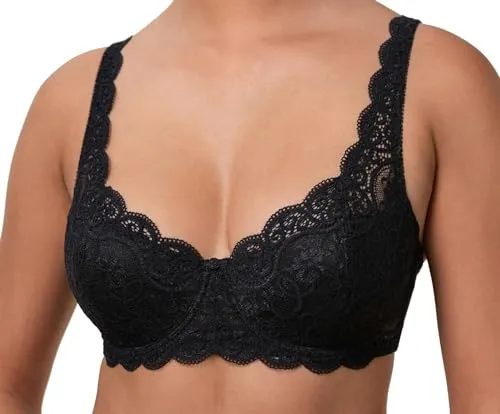 Triumph Amourette 300 Whp X Reggiseno Imbottito con Ferretto, Nero, 4D Donna