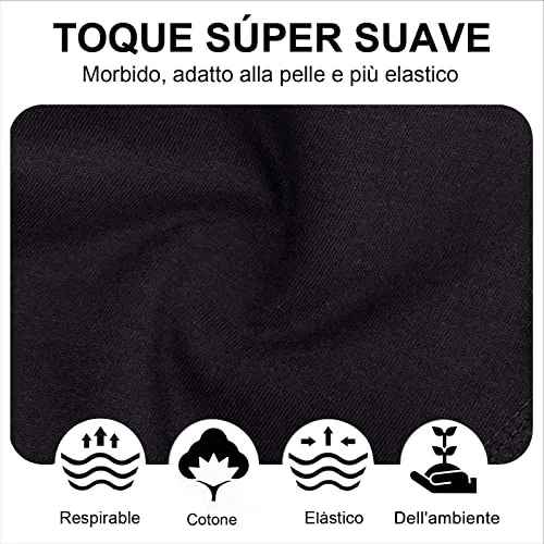 FOTOOL Mutande Mestruali Assorbenti = 4 tamponi Donna Cotone Slip Ciclo Protettive Periodico Intima Mestruale Ecologico con 4 Strati Anti perdite Lavabili (1 Pack,M)