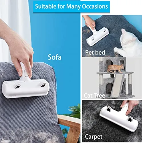 ACE2ACE Spazzola Togli Peli Animali, Spazzola per Cani e Gatti, Animali Domestici peli Rimozione, Lint Rullo Riutilizzabile Spazzola, Rimuovi la Pelliccia su Aree fisse Piace Cuccia, Tappeti e Divani