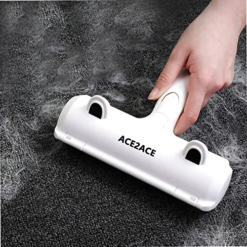 ACE2ACE Spazzola Togli Peli Animali, Spazzola per Cani e Gatti, Animali Domestici peli Rimozione, Lint Rullo Riutilizzabile Spazzola, Rimuovi la Pelliccia su Aree fisse Piace Cuccia, Tappeti e Divani