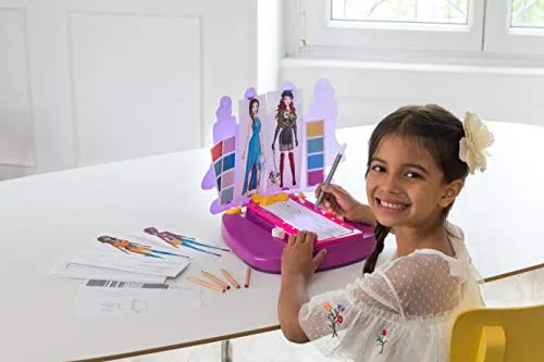 Ravensburger - Fashion Designer, Crea la tua Collezione di Moda, Gioco Creativo per Disegnare, Bambini 6+ Anni