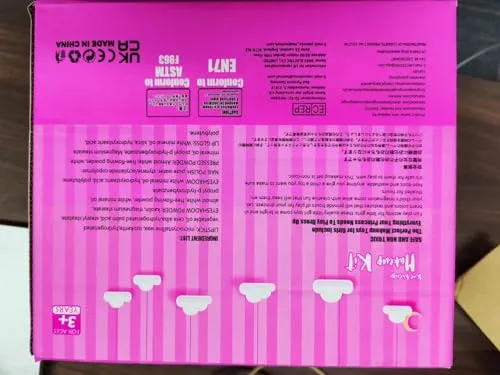 Set di Trucchi per Bambini e Bambine - Viola 57 Pezzi, Set da Trucco per Bambini, per Ragazze, per Halloween, Natale, Compleanno, per Ragazze 4, 5, 6, 7, 8, 9, 10-12 anni