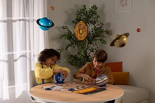 Ravensburger - Puzzle 3D, Sistema Planetario, Età Consigliata 6+, 540 Pezzi