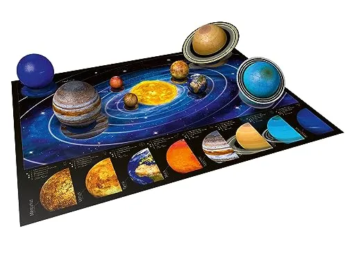 Ravensburger - Puzzle 3D, Sistema Planetario, Età Consigliata 6+, 540 Pezzi
