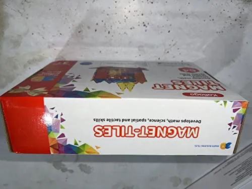 Katiago Costruzioni Magnetici 64 Pezzi 3D Educativo Blocchi Magneti Set Giocattoli per Bambini STEMS Creatività Montessori per 3+ Anni Ragazzi